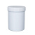 工厂现货1L公斤油墨罐敞口1升大口塑料包装瓶带内盖广口涂料圆罐 1L油墨罐D322 瓷白