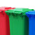 蓓尔蓝 YJX1 新国标分类垃圾桶 120L物业大容量加厚户外环卫垃圾箱带盖 蓝色可回收垃圾