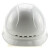 君御 新国标安全帽白色含简单印字 ABS 工厂 电力 工业 建筑 防砸 抗冲击 一指键调节
