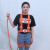高空作业安全带保险带空调安装高安全绳电工腰带五点式安全带 国标单小钩2米带绑腿