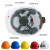 安全帽工地施工建筑工程领导头帽电工劳保国标透气加厚头盔防护帽 红色 国标加厚款