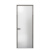 极窄卫生间门白玻璃厕所门厨房门钛镁合金玻璃平开门阳台门 .0型材平开门-双包[灰油砂玻+