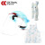 成楷科技 CKL-3117L+OPS+APR 头戴式透明防护面罩 防水防污套袖 围裙 天蓝色3件套