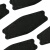 SDXSUNG 一次性KF94防护口罩10只黑色 劳保鱼形口罩 防尘防飞沫口罩 防雾霾粉尘颗粒物透气成人款 S00006