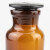 海斯迪克 HKCL-261 玻璃广口试剂瓶 加厚密封磨砂大口试剂样品瓶 棕色500ml