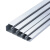 宽选工品 铝合金压线槽方形线槽 明装方形线槽铝合金线槽1米价 50*30