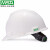 梅思安V-Gard安全帽 ABS/PE超爱戴一指健安全帽 建筑工地电力施工新国标安全帽 白色（标准款） ABS-超爱戴