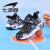 七波辉（7-PE）儿童运动鞋男童篮球鞋防滑春季透气学生儿童运动中大童鞋子 34码 