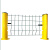 小区家用圈地隔离防护网厂家桃型柱道路绿化护栏网庭院菜地围栏网 高0.6米*宽2.5米*厚5.0毫米*国标硬塑