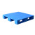 库达1010A平板川字（置钢管）塑料托盘塑料托盘仓储仓垫货物流栈板防潮板卡板 蓝色 1.0米