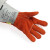 威特仕 10-0328-XL 灰色袖直拇指款电焊劳保牛皮耐磨防护手套*1副