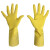 赛立特安全SAFETY-INXS 清洁手套 L28600 黄色橡胶手套 厨房家务洗碗手套 大码 1双