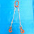 钢丝绳吊索具/压制钢丝绳组合吊具/起重吊钩索具/二肢三肢四肢 4.75吨1米  2腿