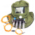 定制供气式防毒面具面罩全面罩喷漆喷塑化工化学打磨防粉尘披肩防 B3+AFBM套件