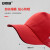安赛瑞 志愿者帽子 广告鸭舌帽可定制logo  酒店商场企业酒店团队宣传帽 红色 300551