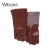 威特仕（WELDAS）10-2600 咖啡色斜拇指款 特殊柔电焊手套 杜邦防火线 防火耐磨隔热性强 尺码 L  1对 定制