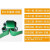 欧创立捷，平皮带，FJD平皮带，单价/条 FJD皮带绿色1170x97x2mm