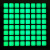 JY-MCU 大尺寸8x8LED方块方格点阵模块-可级联  红绿蓝可选 红色