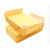 适用黄色纸气泡信封袋防水防震自封泡沫袋快递包装袋工厂 15x20+4cm(大箱700只)