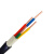 华美电线电缆 ZC-YJV3*4+1*2.5平方国标铜芯交联绝缘电力电缆阻燃3+1芯硬电缆线 1米