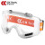 成楷科技 CKY-135FW 劳保透明防护眼镜 防尘防冲击防雾防风镜 工业透气骑行护目镜