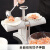 GUIG日本全自动包饺子神器最新款电动家用新款机器一体小型做水饺专用 饺子模具8只装颜色随机