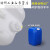 带内盖塑料小方桶密封扁桶耐酸碱化工桶加厚实验室废液桶收集 25L半透明B款1公斤