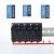 森扬 SNAYN PYF08A-E中间继电器底座连接条5位（蓝色）短接片HH52P线圈汇流排 叉型线圈连接条（10条装）
