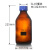 蜀牛牌螺口蓝盖瓶试剂瓶透明棕色25 50 100 250 500 1000ml丝口瓶流动相实验室玻璃 无标识棕色1000ml