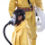 正压式空气呼吸器6L钢瓶应急消防救援有限空间3C消防呼吸器面罩 单人电动送风长管呼吸器10米送