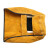 易美丽诺 LSL0125 头戴式劳保电焊帽牛皮隔热电焊面罩防火花双翻焊接自动变光镜片电焊帽 橙色