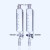 定制玻璃F4活塞恒压分液漏斗 高硼硅玻璃滴液漏斗标准 100ml玻璃活塞带刻度