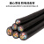 创优捷 电线电缆 RVV 3x2.5平方电源线 三芯多股铜芯护套线 黑色 1米