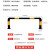 中吉万兴 U型钢管护栏挡车防撞栏道路隔离栏加油站M型防护栏加厚隔离立柱 U型76*1300*60*1.5黑底黄膜