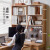 源氏木语实木书桌书房简约转角靠墙电脑桌小户型家用橡木办公桌子