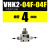 适用手动阀VHK3 VHK2-04F-04F 06F-06F 08F-08F 10F-10F气管开关 VHK3-08F-08F