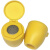 洗眼器配件自带防尘盖塑料ABS聚乙烯增压冲眼头出水喷头喷嘴 喷头(M18黄色增压)