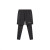 361°男装运动套2023秋季新款男款健身裤瑜伽裤休闲裤运动两件套 超级黑 S