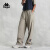 卡帕（Kappa）休闲裤2024新款女运动气球裤织唛长裤小脚卫裤K0E42AK80 麦芽米棕-6337 S