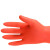 帮手仕手套 BSS-HY013 特长加厚型乳胶手套 防水耐磨防滑  45cm粉红色 M号 10副/捆
