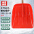 赫思迪格 塑料应急雪铲 推雪板锨头 雪锹垃圾铲含杆 大号红色 长46cm宽42cm HGJ-1591