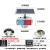 太阳能警示灯爆闪灯闪光强光LED双面红蓝施工导向牌交通信号灯 外置 2 爆闪灯(款)