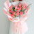 梦馨鲜花鲜花速递19朵粉玫瑰花束送女友老婆生日礼物全国同城配送花店