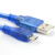 国产简思PLC配线 USB转RS232 公对母直通9针串口线 触摸屏下载线 USB转MICRO 线1m