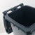 金诗洛 分类垃圾桶 可移动垃圾箱 环卫挂车垃圾桶户外带盖带轮 挂车特厚其他垃圾240L灰 K509
