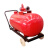 半固定移动式泡沫灭火装置推车式消防高倍数泡沫罐发生器 红色 PY4/200(3%)