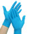 益美得 LK3218 一次性丁腈手套蓝色耐磨手套手套实验室无粉手套 100只装S码