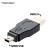 丰应子  USB2.0公转母micro usb mini5p迷你梯形口转接头集合 23-ABS壳黑色USB公转micro母头