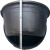 安霞定制适用于特大号建筑灰盆瓦工泥盆装修料盆养殖轮牛筋钢化熟料皮 2个盆