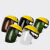 锐麻PC防护面屏透明电焊工面罩防飞溅冲击黄顶头戴式防油焊接面罩绿屏